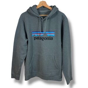 PATAGONIA P6 Logo Uprisal Hoodie Gray, Unisex Mens Large (Womens XL)